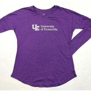 University of Evansville Top‎ of the World Purple Long Sleeve T Shirt Small